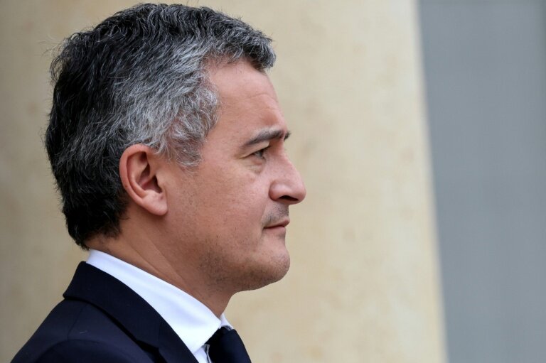 Le garde des Sceaux Gérald Darmanin à Paris le 28 janvier 2026 © Ludovic MARIN