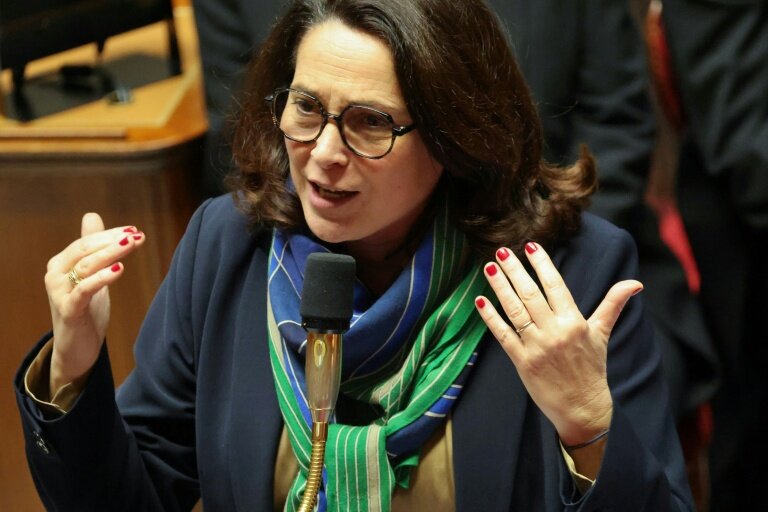 La ministre des Sports Marina Ferrari à l'Assemblée nationale, Paris, le 3 février 2026 © Ludovic MARIN
