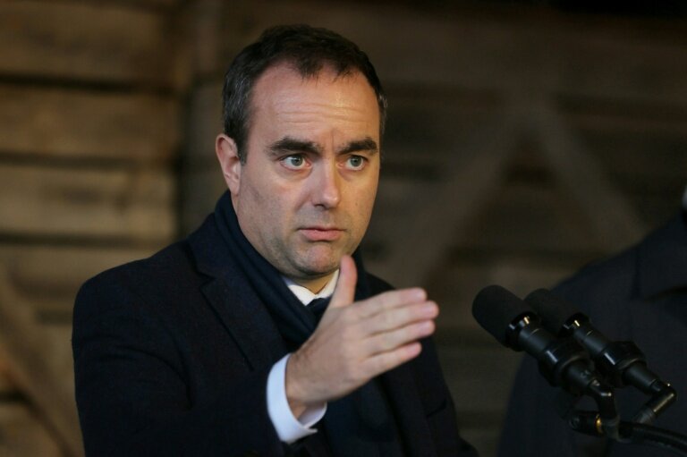 Sébastien Lecornu en Eure-et-Loir le 30 janvier 2026 © Thomas SAMSON