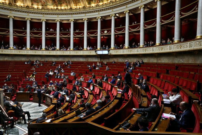 Vue générale de l'hémicycle de l'Assemblée nationale, le 28 janvier 2026 à Paris © Thomas SAMSON