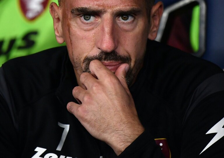 Franck Ribéry, le 30 octobre 2022 à Rome © Filippo MONTEFORTE
