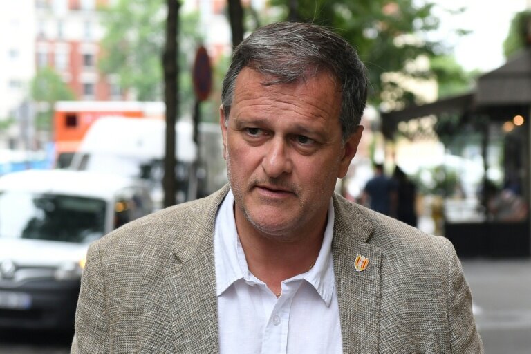 Le maire Rassemblement national (RN) de Perpignan, Louis Alliot, le 21 juin 2022 à Paris © Alain JOCARD