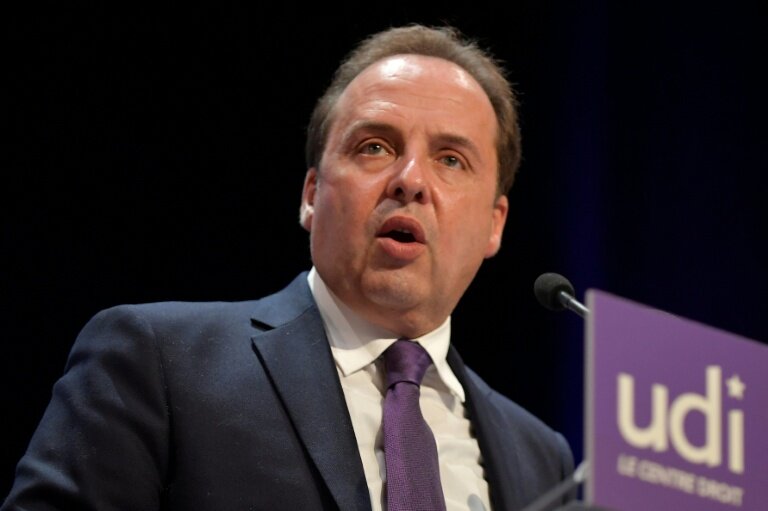 Jean-Christophe Lagarde le 22 janvier 2022 à Paris © JULIEN DE ROSA