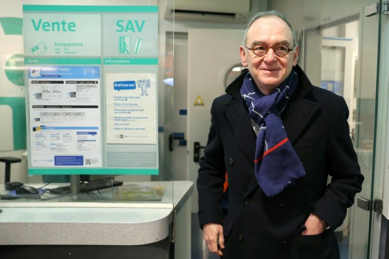 Xavier Piechaczyk, nouveau PDG de la RATP, à la station de RER Val de Fontenay (Val-de-Marne), le 17 février 2026 © Thomas SAMSON
