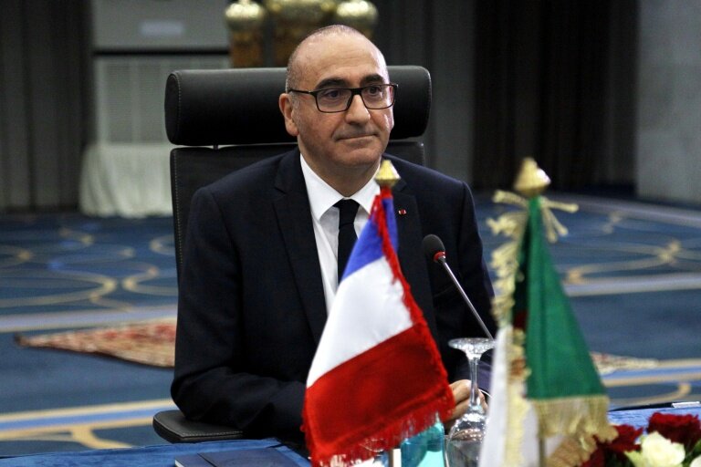 Le ministre français de l'Intérieur, Laurent Nuñez, lors d'une rencontre avec son homologue algérien Said Sayoud, à Alger le 16 février 2026 © STRINGER