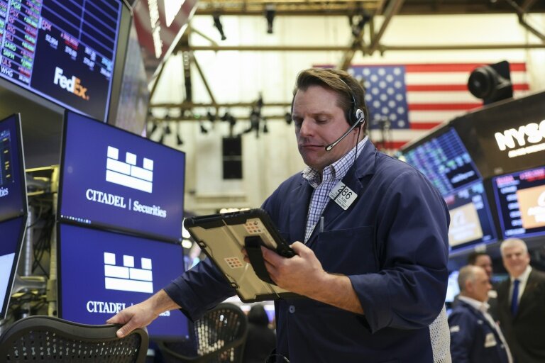 Un opérateur à la Bourse de New York, le 13 février 2026 © ANGELA WEISS