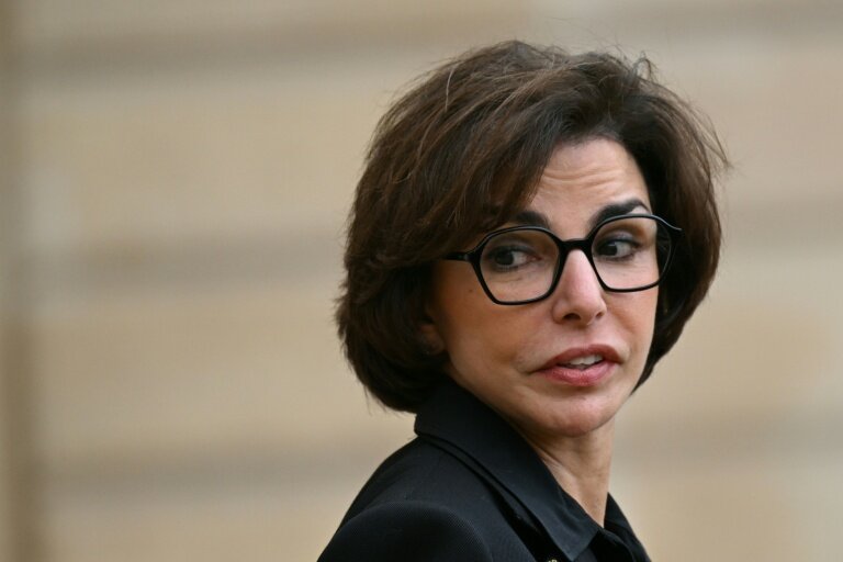 La ministre de la Culture et candidate LR à la mairie de Paris, Rachida Dati, quitte l'Elysée, le 11 février 2026 à Paris © Bertrand GUAY