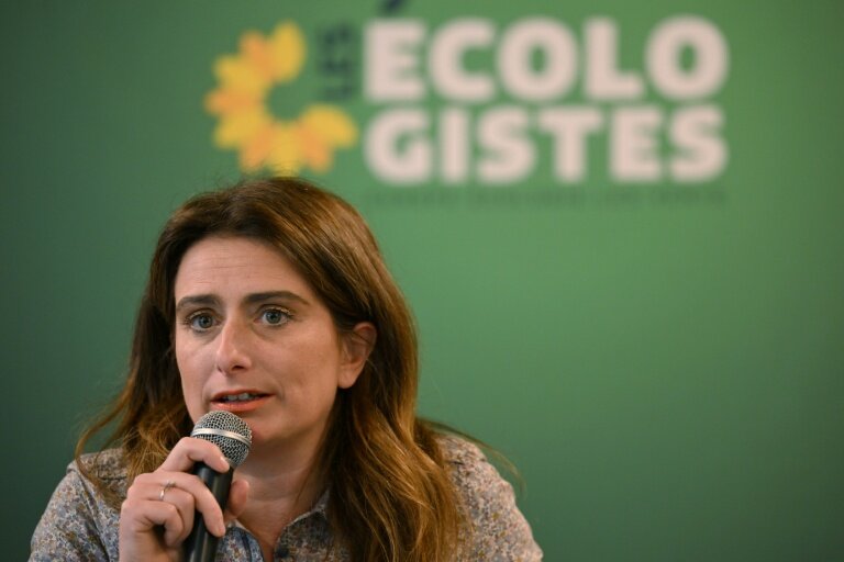 La secrétaire nationale des Ecologistes, Marine Tondelier, le 19 janvier 2026 à Paris © Blanca CRUZ