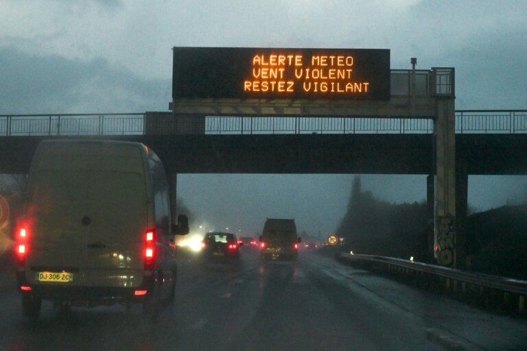 Des difficultés de circulation sont à prevoir sur des routes de France avec l'arrivée de la tempête Pedro © Damien MEYER