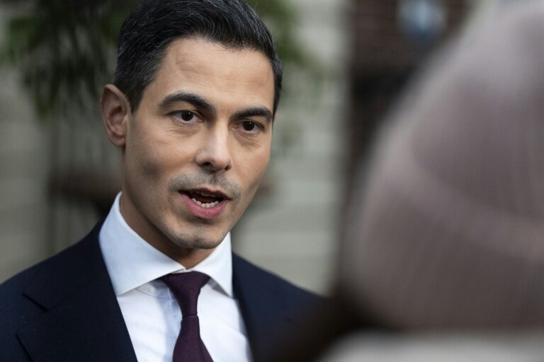 Le centriste néerlandais Rob Jetten, à La Hague aux Pays-Bas le 20 février 2026 © Jeroen Jumelet