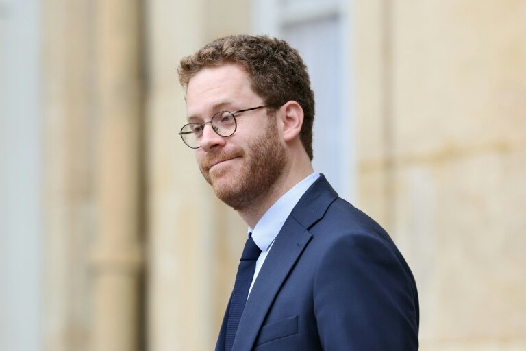 Le ministre délégué chargé de la Fonction publique, David Amiel, nommé au portefeuille des Comptes publics pour remplacer Amélie de Montchalin, le 13 octobre 2025 à Paris © Alain JOCARD