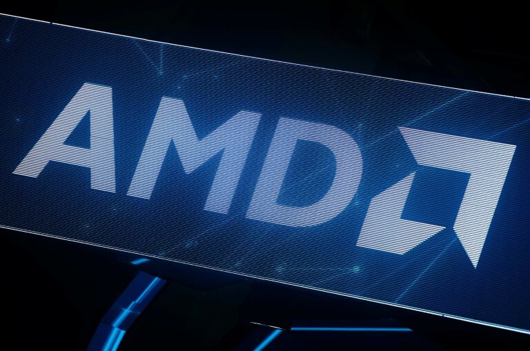 Ce nouveau contrat permet à AMD de poursuivre son repositionnement vis-à-vis du mastodonte des puces spécialisées pour l'IA Nvidia, première capitalisation boursière au monde © STR
