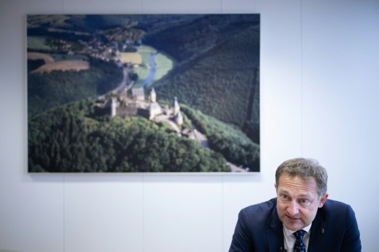 Le commissaire européen à l'Agriculture Christophe Hansen, à Bruxelles le 24 février 2026 © JOHN THYS