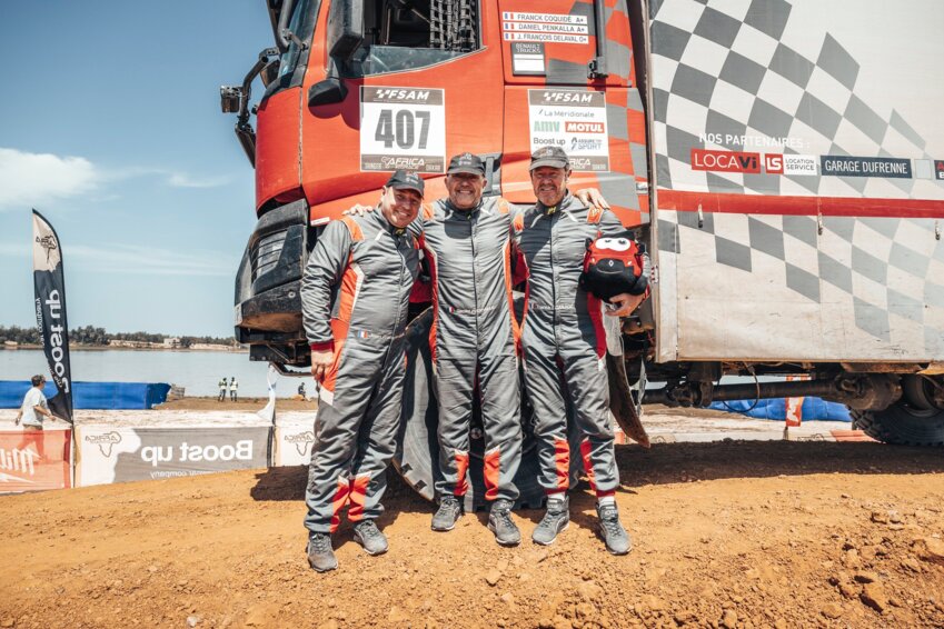 Le team Coquidé. © Africa Eco Race / Team Coquidé