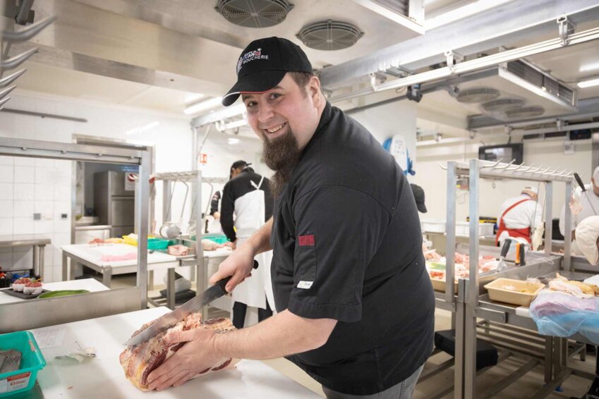 Peter Laforest, artisan-boucher à Laon, représentera la région. (c) Sepeta
