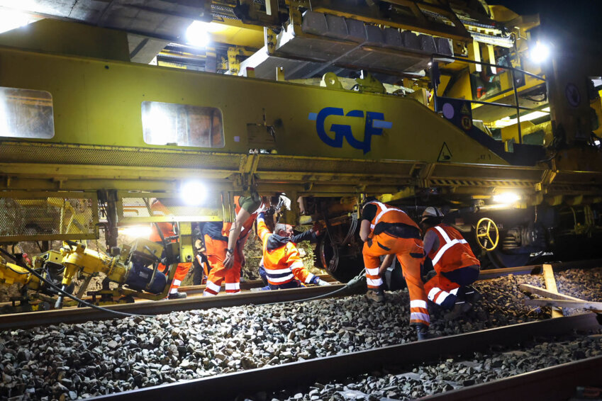 SNCF Réseau multiplie les investissements dans la région en réalisant des travaux conséquents qui impactent le territoire. © SNCF Réseau