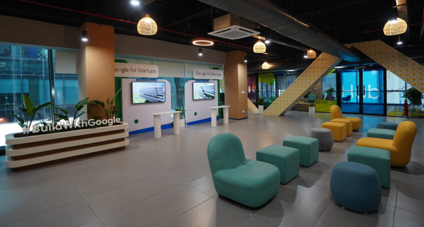 Les locaux de T-Hub, en Inde.