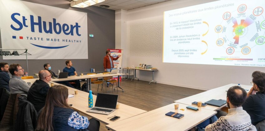 © Lorr’Up. La première rencontre du programme P-ACTE-E, piloté par l’agence Lorr’Up, s’est déroulée chez Saint-Hubert à Ludres le 11 février.