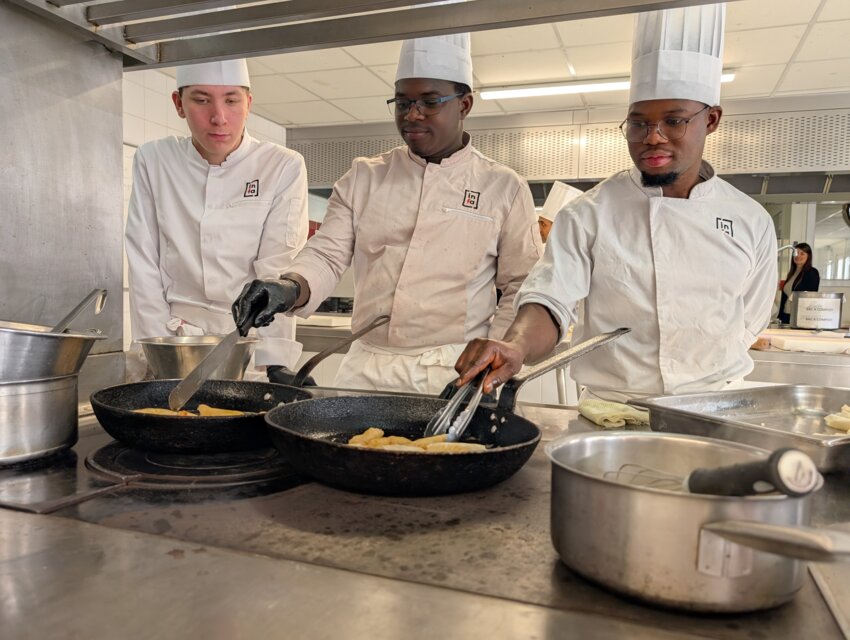 Le Restaurant Ephémère s’est déroulé pour la deuxième fois à l’Infa Le Manoir. © Aletheia Press / DLP