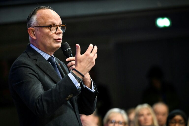 Le président d'Horizons et candidat à sa réélection au Havre Edouard Philippe, au Havre en Seine-Maritime, le 11 février 2026 © Lou BENOIST