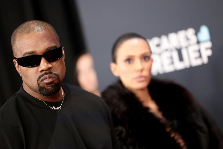 Le rappeur américain Kanye West lors de la 67e édition des Grammy Awards, le 2 février 2025 à Los Angeles, en Californie © Matt Winkelmeyer