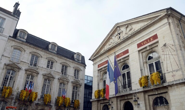 La mairie de Bourg-en-Bresse le 16 décembre 2013 © PHILIPPE DESMAZES