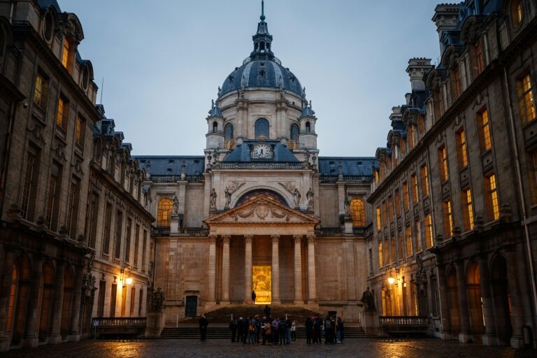 L'université Paris 1-Panthéon Sorbonne, en déficit depuis deux ans, a atteint "un point de rupture", alerte sa présidente Christine Neau-Leduc © Dimitar DILKOFF