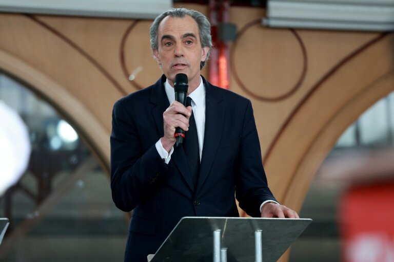 Philippe Dessertine, candidat sans étiquette aux municipales à Bordeaux, le 26 février 2026, à Bordeaux © ROMAIN PERROCHEAU