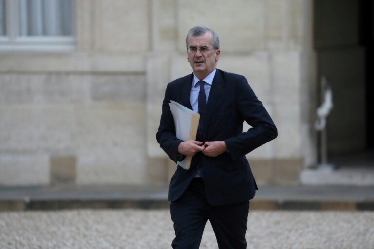 le gouverneur de la Banque de France François Villeroy-de-Galhau © LUDOVIC MARIN