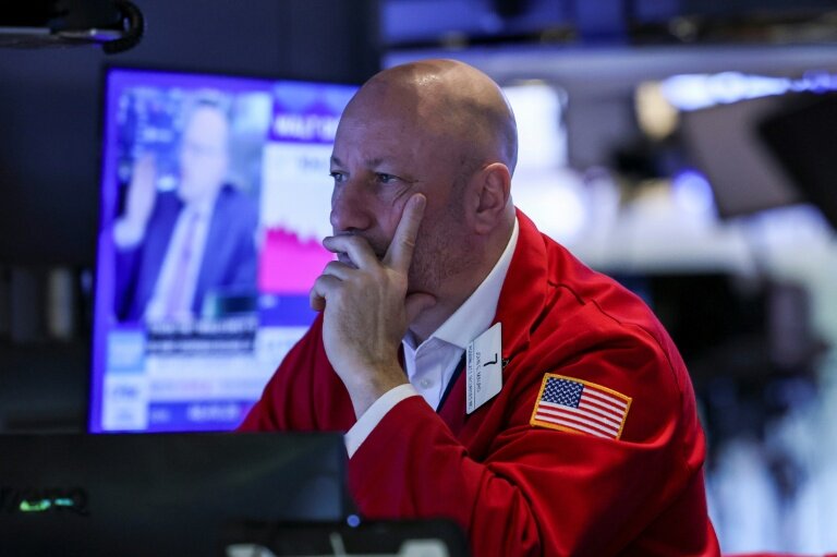 Un opérateur à la Bourse de New York, le 5 mars 2026 © ANGELA WEISS