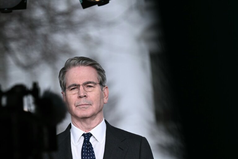 Le ministre des Finances des Etats-Unis, Scott Bessent, à Washington, le 6 mars 2026 © Brendan SMIALOWSKI