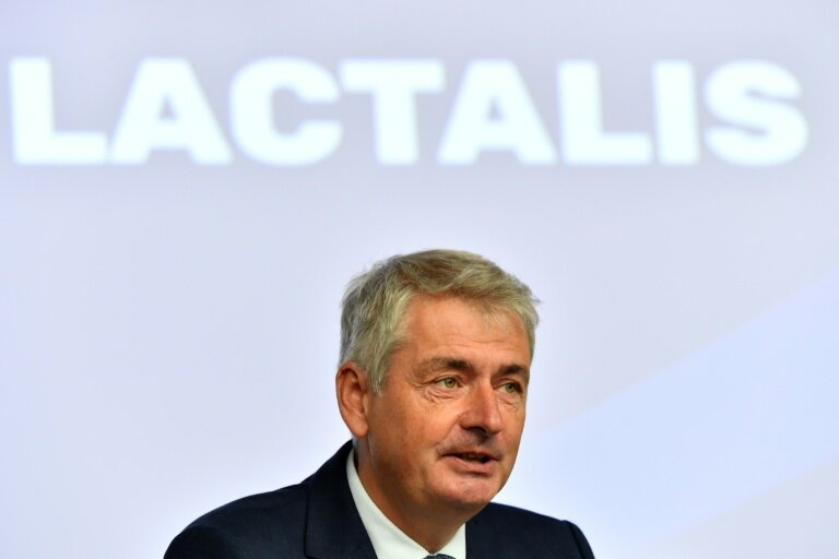 Le patron du géant laitier Lactalis, Emmanuel Besnier, le 10 septembre 2024 à Paris © JEAN-FRANCOIS MONIER