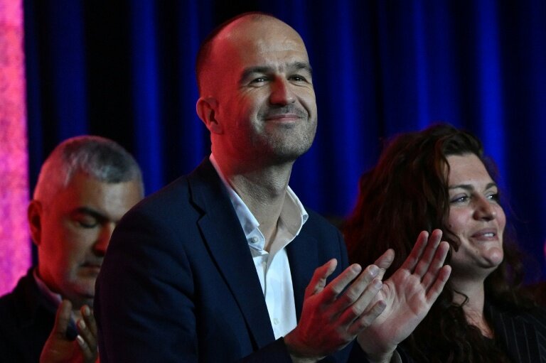 Le coordinateur de La France insoumise Manuel Bompard, le 7 mars 2026 à Marseille © Miguel MEDINA