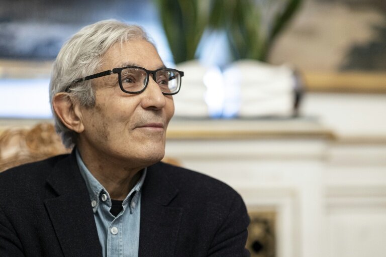 L'écrivain franco-algérien Boualem Sansal le 26 janvier 2026 à Strasbourg © ROMEO BOETZLE