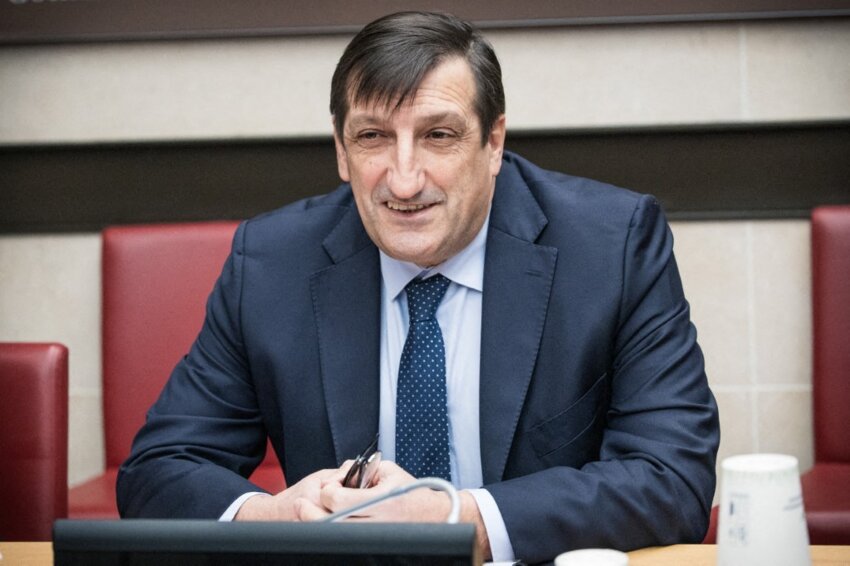 Guillaume Darrasse, directeur général d'Auchan Retail. © AFP