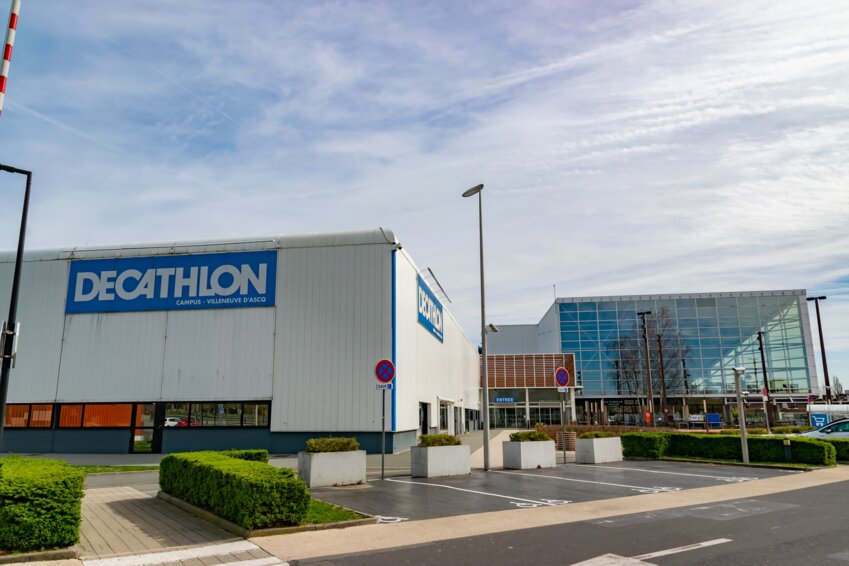 Magasin Decathlon de Villeneuve d'Ascq. ©mimpki