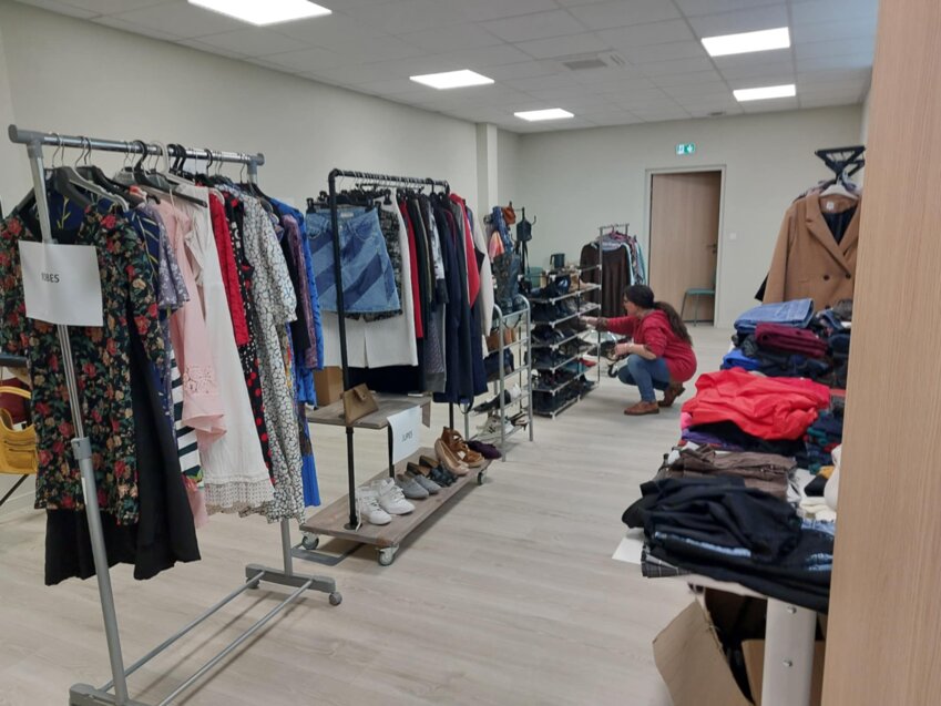 So'Frip, la boutique solidaire d' APF France Handicap, à Amiens durant quatre jours.