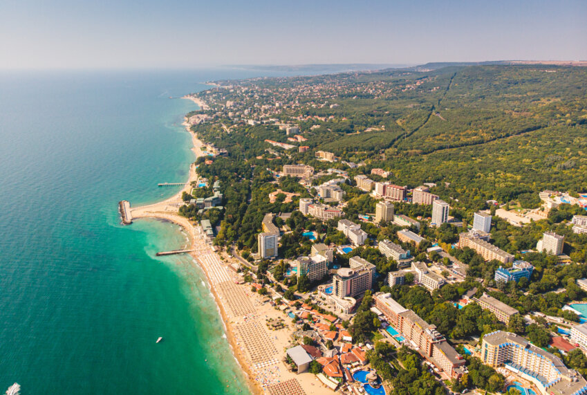La vue de la plage de Varna. © D.R