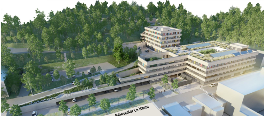Le  futur batiment GHH. (Photo Patriarche)