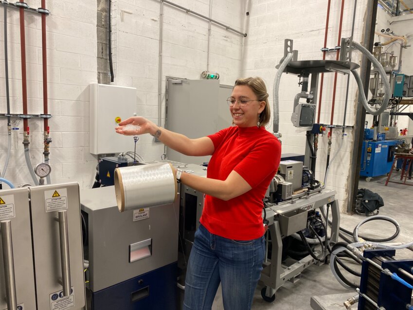 Mathide Leroy, Polymer business developper au CETI.