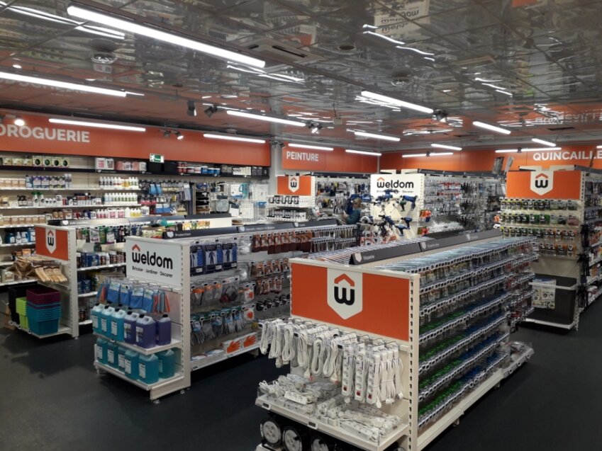 Le nouveau corner de Weldom chez My Auchan. (c)Weldom