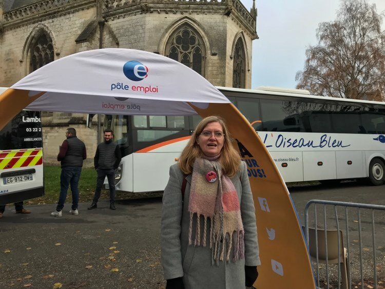  La directrice de Pôle emploi Abbeville, Stéphanie Peulevey.
