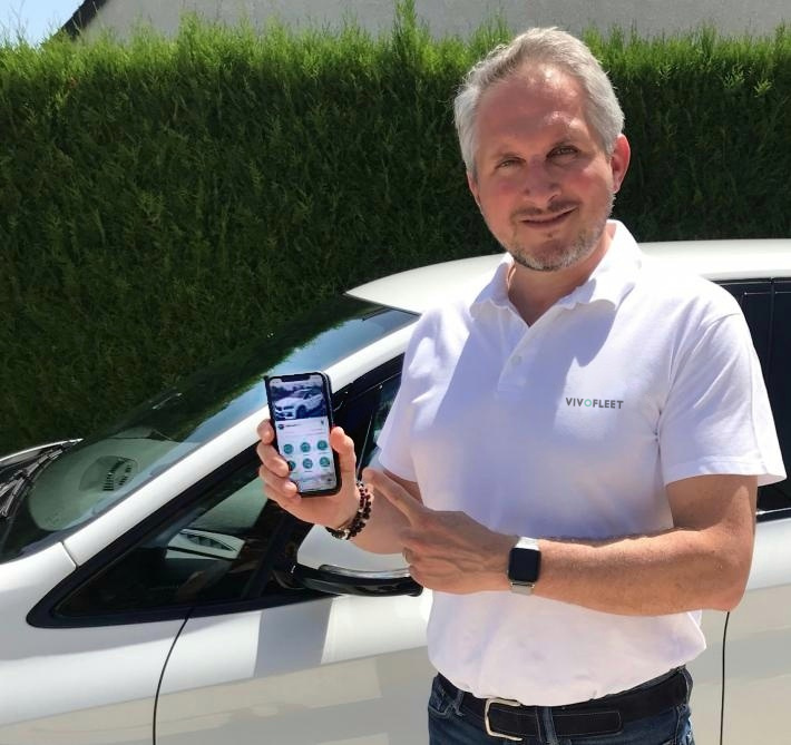 Jean-Charles Roy, fondateur de la start-up Vivocaz, et du service Vivofleet. ©Vivocaz