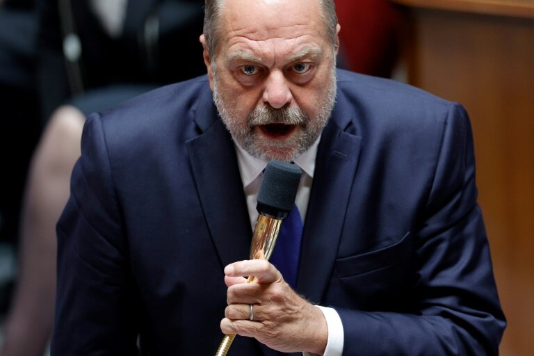 Le ministre français de la Justice, Eric Dupond-Moretti, s'exprime lors d'une séance de questions au gouvernement à l'Assemblée nationale à Paris, le 11 juillet 2023 © Geoffroy VAN DER HASSELT