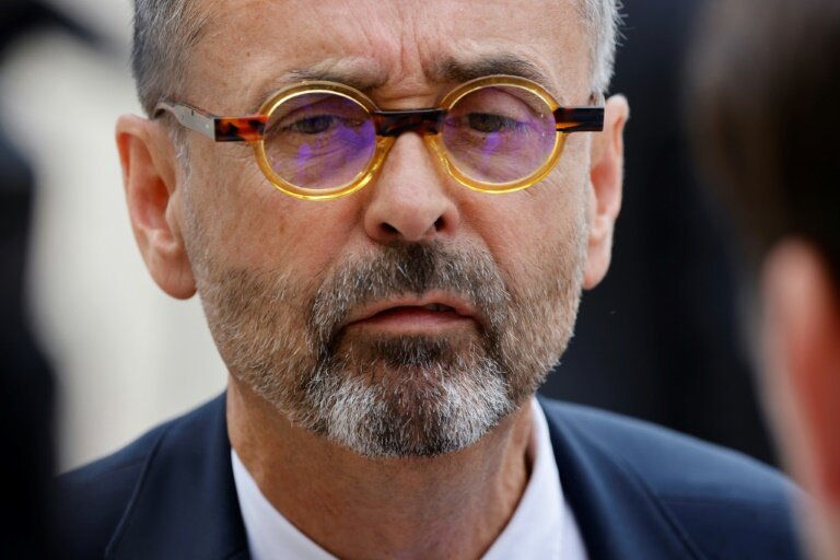 Le maire de Béziers Robert Ménard, le 4 juillet 2023 à Paris © Ludovic MARIN