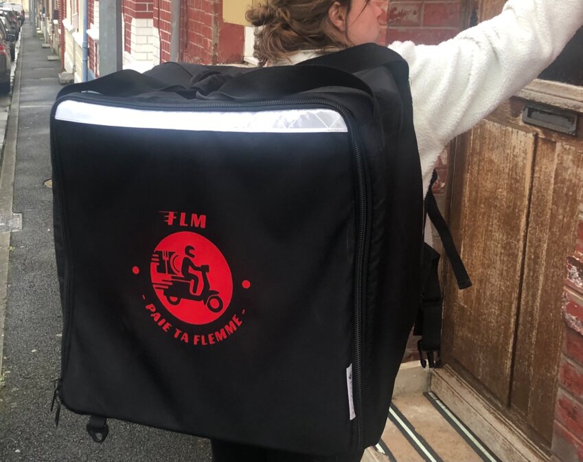 L’application de livraison de repas FLM débarque à Corbie. ©FLM