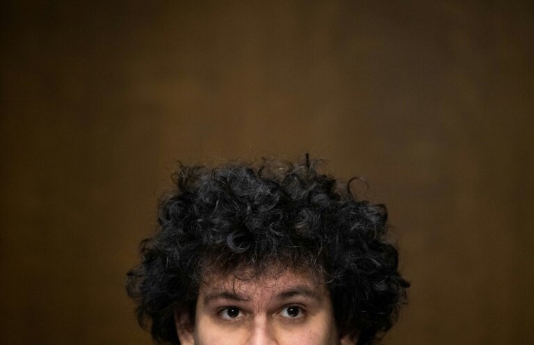 Sam Bankman-Fried, lors d'une audition au Congrès, en février 2022 © SAUL LOEB