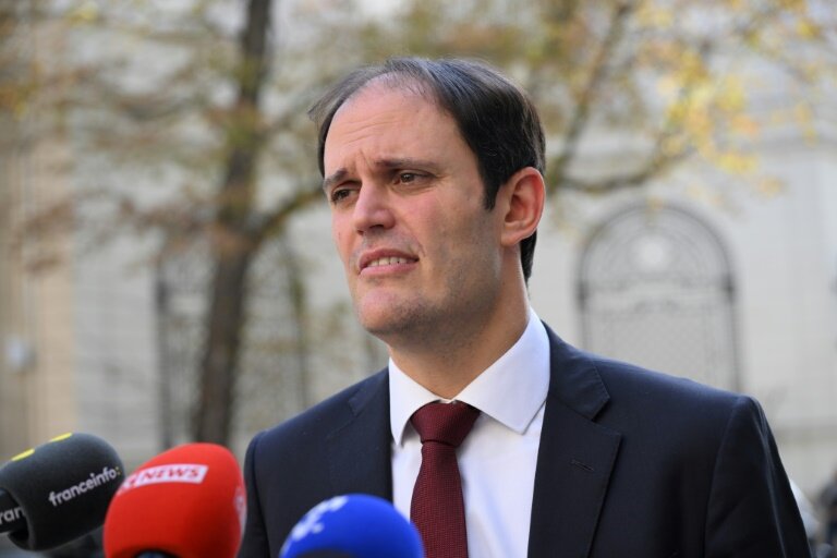 Le président du Conseil représentatif des institutions juives de France (Crif), Yonathan Arfi, le 9 octobre 2023 à Paris © Bertrand GUAY
