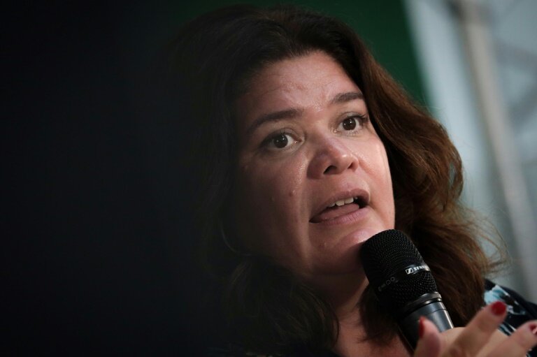 La députée LFI Raquel Garrido, le 24 août 2023 au Havre © LOU BENOIST
