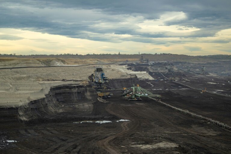 La mine de charbon de Kolubara, près de Vreoci, au sud de Belgrade, le 27 octobre 2023 en Serbie © Andrej ISAKOVIC